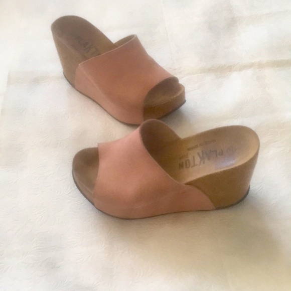 PLAKTON 4” Wedge  Leather Sandal - Picture 7 of 10